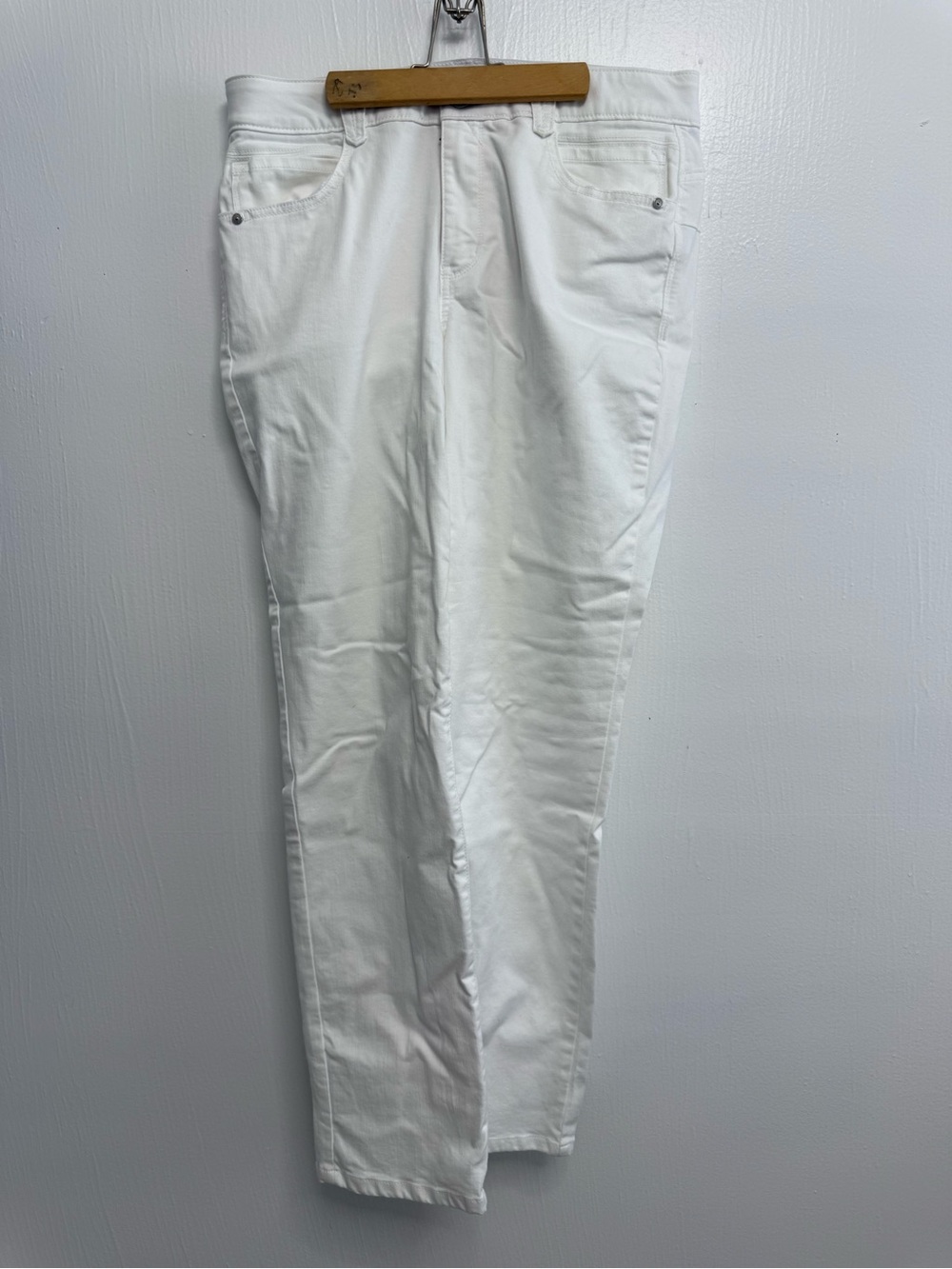 Democracy “Ab”solution White Straight Leg Jeans Stretch - Picture 2 of 8